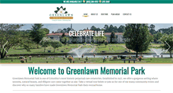 Desktop Screenshot of greenlawnmemorialcolumbia.com